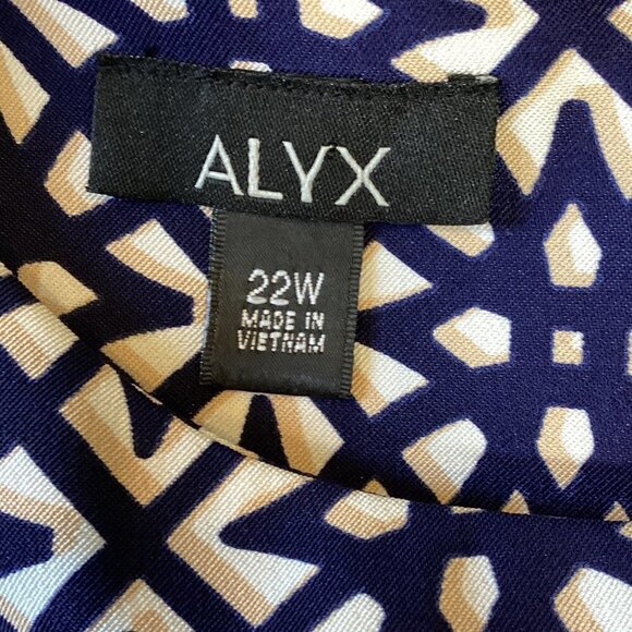 ALYX Geometric Sleeveless Sheath Dress 22W #271D - Picture 7 of 9